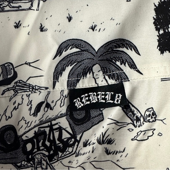 Rebel Eight 2003 Vintage Button Up Shirt Size XL - Picture 5 of 8